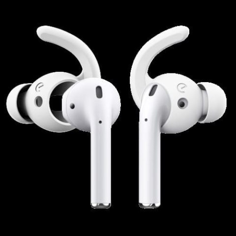KeyBudz EarBuddyz Ultra - silikonowe nakładki do AirPods 1/2 (white) KeyBudz EarBuddyz Ultra - silikonowe nakładki do AirPods 1/2 (white)