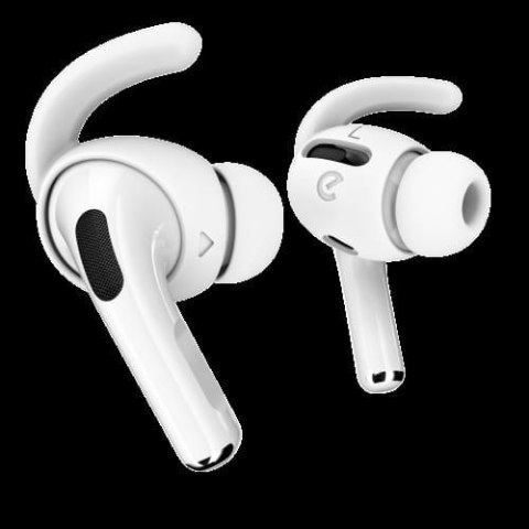 KeyBudz EarBuddyz - silikonowe nakładki do AirPods Pro (white) KeyBudz EarBuddyz - silikonowe nakładki do AirPods Pro (white)