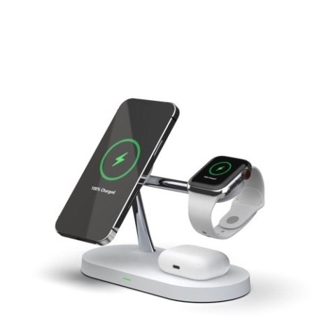 TECH-PROTECT A12 3IN1 MAGNETIC MAGSAFE WIRELESS CHARGER WHITE TECH-PROTECT A12 3IN1 MAGNETIC MAGSAFE WIRELESS CHARGER WHITE