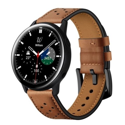 TECH-PROTECT LEATHER SAMSUNG GALAXY WATCH 4 / 5 / 5 PRO / 6 / 7 / FE BROWN TECH-PROTECT LEATHER SAMSUNG GALAXY WATCH 4 / 5 / 5 PRO / 6 / 7 / FE BROWN