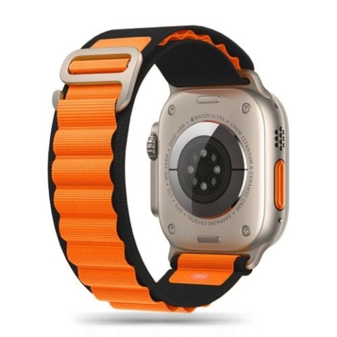 TECH-PROTECT NYLON PRO APPLE WATCH 4 / 5 / 6 / 7 / 8 / 9 / SE / ULTRA 1 / 2 (42 / 44 / 45 / 49 MM) BLACK / ORANGE TECH-PROTECT NYLON PRO APPLE WATCH 4 / 5 / 6 / 7 / 8 / 9 / SE / ULTRA 1 / 2 (42 / 44 / 45 / 49 MM) BLACK / ORANGE