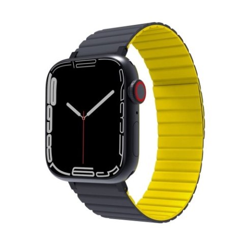 JCPAL PASEK FLEXFORM DO APPLE WATCH 6/7/8 (38/40/41mm) magnetyczne zapięcie (szaro-żółty) JCPAL PASEK FLEXFORM DO APPLE WATCH 6/7/8 (38/40/41mm) magnetyczne zapięcie (szaro-żółty)