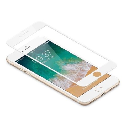 JCPAL Preserver Glass (biała ramka) - Szkło ochronne iPhone 8/7 na cały ekran JCPAL Preserver Glass (biała ramka) - Szkło ochronne iPhone 8/7 na cały ekran