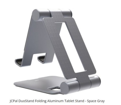 JCPAL SKŁADANY ALUMINIOWY STOJAK NA TABLET IPAD DUOSTAND (space gray) JCPAL SKŁADANY ALUMINIOWY STOJAK NA TABLET IPAD DUOSTAND (space gray)