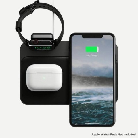 NOMAD STACJA BAZOWA DO ŁADOWANIA (2 URZĄDZENIA+APPLE WATCH) BASE STATION HUB BEZPRZEWODOWA+USB C+USB A (czarna) NOMAD STACJA BAZOWA DO ŁADOWANIA (2 URZĄDZENIA+APPLE WATCH) BASE STATION HUB BEZPRZEWODOWA+USB C+USB A (czarna)