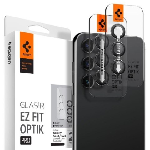 OSŁONA APARATU SPIGEN OPTIK.TR "EZ FIT" CAMERA PROTECTOR 2-PACK GALAXY S23 / S23+ PLUS / S24 BLACK OSŁONA APARATU SPIGEN OPTIK.TR "EZ FIT" CAMERA PROTECTOR 2-PACK GALAXY S23 / S23+ PLUS / S24 BLACK