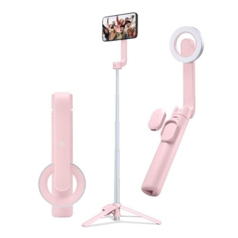 SPIGEN S570W MAGSAFE BLUETOOTH SELFIE STICK TRIPOD MISTY ROSE SPIGEN S570W MAGSAFE BLUETOOTH SELFIE STICK TRIPOD MISTY ROSE