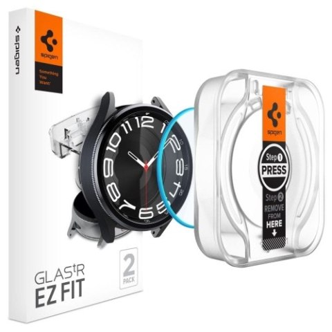 SZKŁO HARTOWANE SPIGEN GLAS.TR "EZ-FIT" 2-PACK GALAXY WATCH 6 CLASSIC (43 MM) CLEAR SZKŁO HARTOWANE SPIGEN GLAS.TR "EZ-FIT" 2-PACK GALAXY WATCH 6 CLASSIC (43 MM) CLEAR