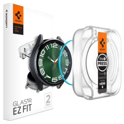 SZKŁO HARTOWANE SPIGEN GLAS.TR "EZ-FIT" 2-PACK GALAXY WATCH 6 CLASSIC (47 MM) CLEAR SZKŁO HARTOWANE SPIGEN GLAS.TR "EZ-FIT" 2-PACK GALAXY WATCH 6 CLASSIC (47 MM) CLEAR
