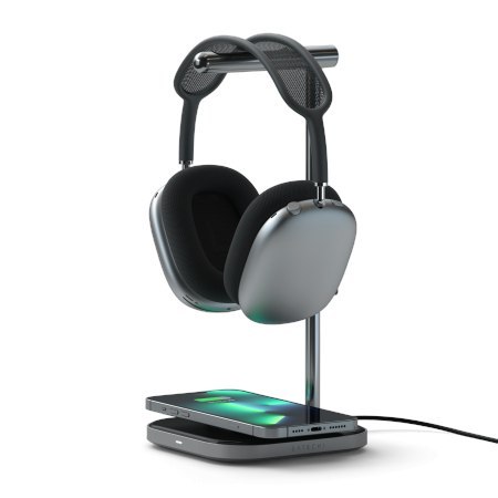 Satechi Headphone Stand 2in1 - podstawka do AirPods Max oraz ładowarka bezprzewodowa (space gray) Satechi Headphone Stand 2in1 - podstawka do AirPods Max oraz ładowarka bezprzewodowa (space gray)