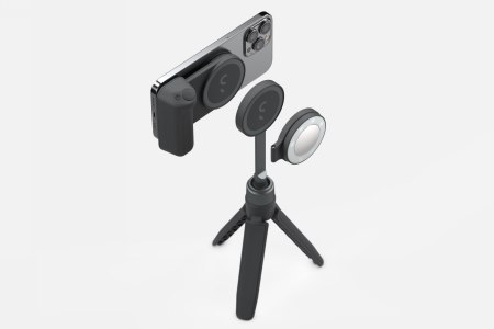 ShiftCam SnapGrip Creator Kit - uchwyt do telefonu do fotografii mobilnej ze statywem oraz lampą wspierający ładowanie bezprzewo ShiftCam SnapGrip Creator Kit - uchwyt do telefonu do fotografii mobilnej ze statywem oraz lampą wspierający ładowanie bezprzewo
