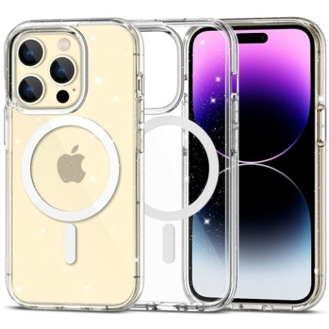 TECH-PROTECT FLEXAIR HYBRID MAGSAFE IPHONE 15 PRO MAX GLITTER CLEAR TECH-PROTECT FLEXAIR HYBRID MAGSAFE IPHONE 15 PRO MAX GLITTER CLEAR