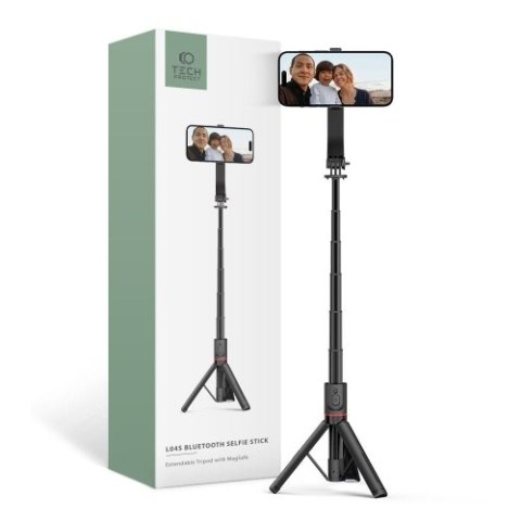 TECH-PROTECT L04S MAGSAFE BLUETOOTH SELFIE STICK TRIPOD BLACK TECH-PROTECT L04S MAGSAFE BLUETOOTH SELFIE STICK TRIPOD BLACK