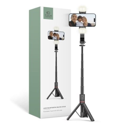 TECH-PROTECT L05S BLUETOOTH SELFIE STICK TRIPOD & LED LIGHT BLACK TECH-PROTECT L05S BLUETOOTH SELFIE STICK TRIPOD & LED LIGHT BLACK