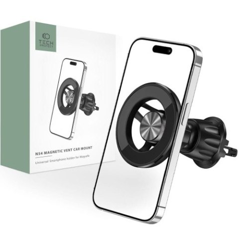 TECH-PROTECT N54 MAGNETIC MAGSAFE VENT CAR MOUNT BLACK TECH-PROTECT N54 MAGNETIC MAGSAFE VENT CAR MOUNT BLACK