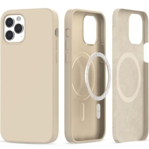 TECH-PROTECT SILICONE MAGSAFE IPHONE 12 / 12 PRO BEIGE TECH-PROTECT SILICONE MAGSAFE IPHONE 12 / 12 PRO BEIGE