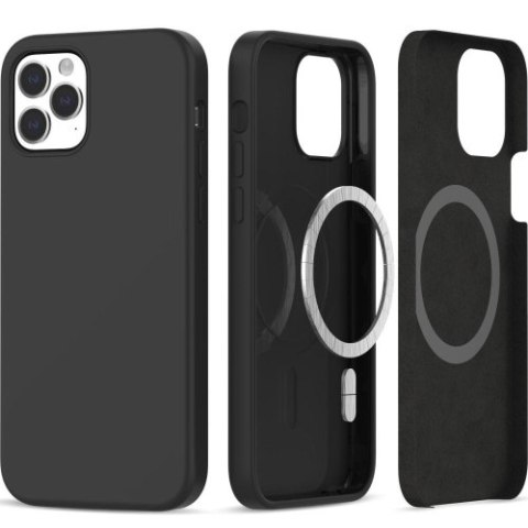 TECH-PROTECT SILICONE MAGSAFE IPHONE 12 / 12 PRO BLACK TECH-PROTECT SILICONE MAGSAFE IPHONE 12 / 12 PRO BLACK