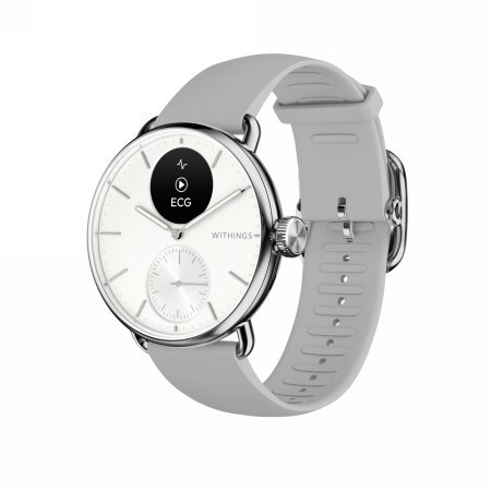 Withings Scanwatch 2 - zegarek z funkcją EKG, pomiarem pulsu i SPO2 oraz mierzeniem aktywności fizycznej i snu (38mm, white) Withings Scanwatch 2 - zegarek z funkcją EKG, pomiarem pulsu i SPO2 oraz mierzeniem aktywności fizycznej i snu (38mm, white)