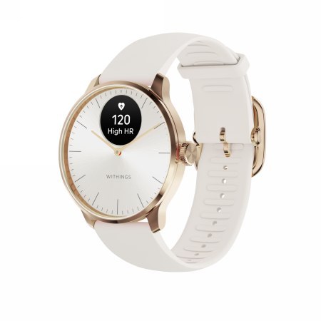 Withings Scanwatch Light - smartwatch hybrydowy (37mm, rose gold-sand) Withings Scanwatch Light - smartwatch hybrydowy (37mm, rose gold-sand)