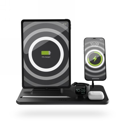 ZENS Aluminium 4w1 MagSafe iPad + AppleWatch - bezprzewodowa stacja ładująca do czterech urządzeń MagSafe oraz Apple Watch - (Ma ZENS Aluminium 4w1 MagSafe iPad + AppleWatch - bezprzewodowa stacja ładująca do czterech urządzeń MagSafe oraz Apple Watch - (Ma