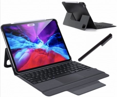 Etui Klawiatura do IPADa Pro 12.9 2018/2020/2021 2022 M1 M2 z gładzikiem Z RYSIKIEM Etui Klawiatura do IPADa Pro 12.9 2018/2020/2021 2022 M1 M2 z gładzikiem Z RYSIKIEM