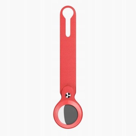 HI5 Long Leather AirTag Case Red HI5 Long Leather AirTag Case Red
