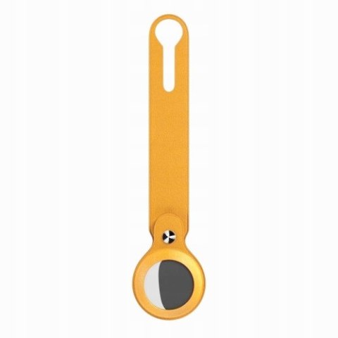 HI5 Long Leather AirTag Case Yellow HI5 Long Leather AirTag Case Yellow