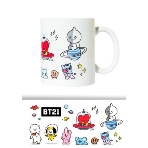 Line Friends BT21 - Kubek ceramiczny 300ml Line Friends BT21 - Kubek ceramiczny 300ml