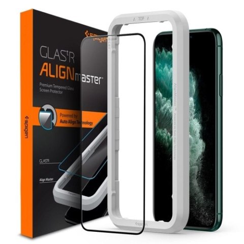 SZKŁO HARTOWANE SPIGEN ALM GLASS FC IPHONE 11 PRO MAX BLACK SZKŁO HARTOWANE SPIGEN ALM GLASS FC IPHONE 11 PRO MAX BLACK
