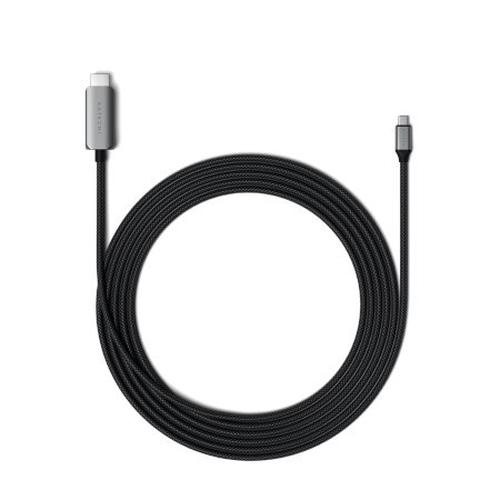 Satechi - kabel USB-C - HDMI 2.1 8K 2m (space gray) Satechi - kabel USB-C - HDMI 2.1 8K 2m (space gray)