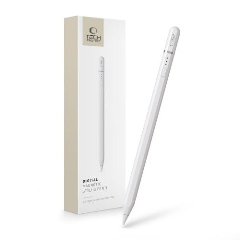TECH-PROTECT DIGITAL MAGNETIC STYLUS PEN "3" IPAD WHITE TECH-PROTECT DIGITAL MAGNETIC STYLUS PEN "3" IPAD WHITE