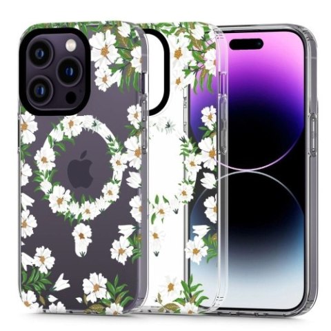 TECH-PROTECT MAGMOOD MAGSAFE IPHONE 13 PRO MAX WHITE DAISY TECH-PROTECT MAGMOOD MAGSAFE IPHONE 13 PRO MAX WHITE DAISY