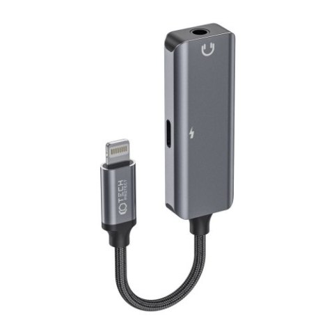 TECH-PROTECT ULTRABOOST ADAPTER LIGHTNING TO MINI JACK 3.5MM & LIGHTNING BLACK TECH-PROTECT ULTRABOOST ADAPTER LIGHTNING TO MINI JACK 3.5MM & LIGHTNING BLACK