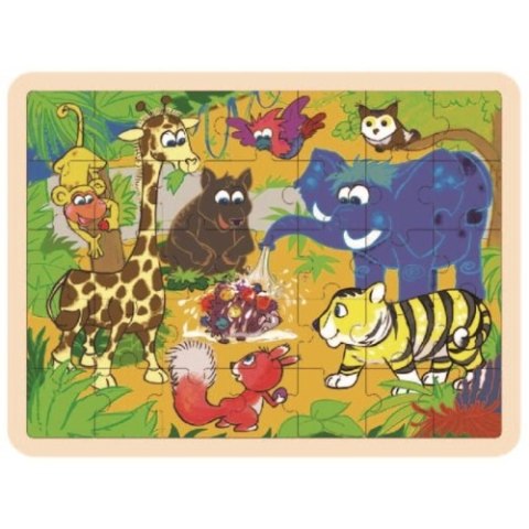 Top Bright - Drewniane puzzle dżungla (35 el.) Top Bright - Drewniane puzzle dżungla (35 el.)