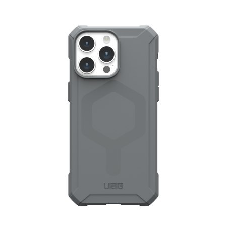 UAG Essential Armor Magsafe - obudowa ochronna do iPhone 15 Pro Max kompatybilna z MagSafe (silver) UAG Essential Armor Magsafe - obudowa ochronna do iPhone 15 Pro Max kompatybilna z MagSafe (silver)