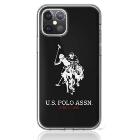 US Polo Assn Big Double Horse Logo - Etui iPhone 12 Pro Max (czarny) US Polo Assn Big Double Horse Logo - Etui iPhone 12 Pro Max (czarny)
