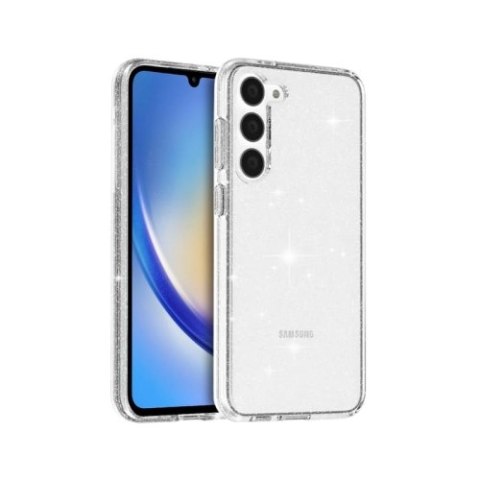 Crong Glitter Case - Etui Samsung Galaxy A34 5G (przezroczysty) Crong Glitter Case - Etui Samsung Galaxy A34 5G (przezroczysty)