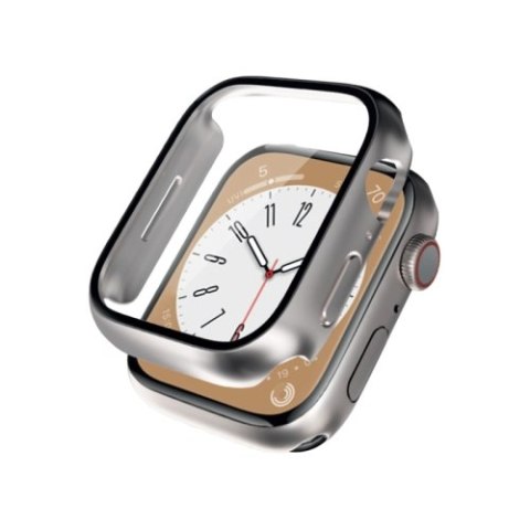 Crong Hybrid Watch Case - Etui ze szkłem Apple Watch 41mm (Starlight) Crong Hybrid Watch Case - Etui ze szkłem Apple Watch 41mm (Starlight)