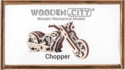 Drewniane Puzzle 3D - Motocykl Chopper Drewniane Puzzle 3D - Motocykl Chopper