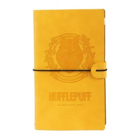 Harry Potter - Skórzany notatnik podróżny Hufflepuff 12x19,6 cm (Żółty) Harry Potter - Skórzany notatnik podróżny Hufflepuff 12x19,6 cm (Żółty)