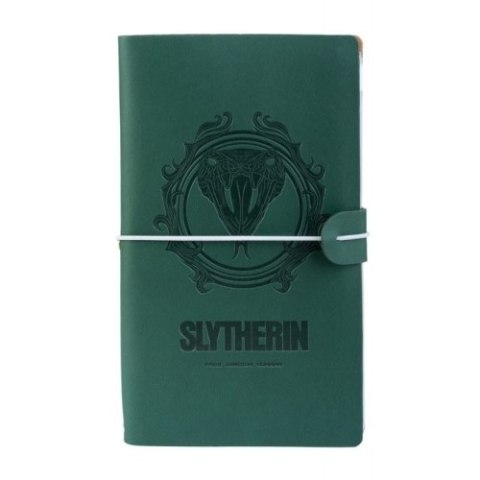Harry Potter - Skórzany notatnik podróżny Slytherin 12x19,6 cm (Zielony) Harry Potter - Skórzany notatnik podróżny Slytherin 12x19,6 cm (Zielony)