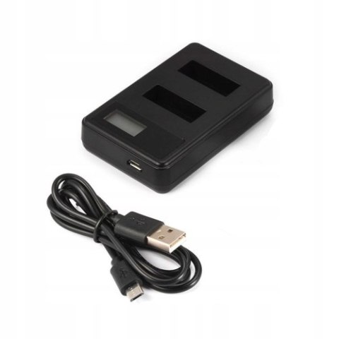 Ładowarka podwójna EKEN z LCD Ładowarka podwójna EKEN z LCD