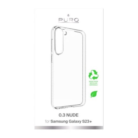 PURO 0.3 Nude - Etui ekologiczne Samsung Galaxy S23+ (przezroczysty) PURO 0.3 Nude - Etui ekologiczne Samsung Galaxy S23+ (przezroczysty)