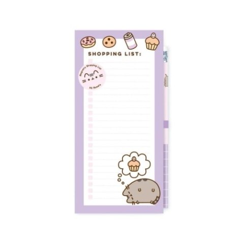Pusheen - Notatnik z magnesem na lodówkę + ołówek z kolekcji Moments Pusheen - Notatnik z magnesem na lodówkę + ołówek z kolekcji Moments