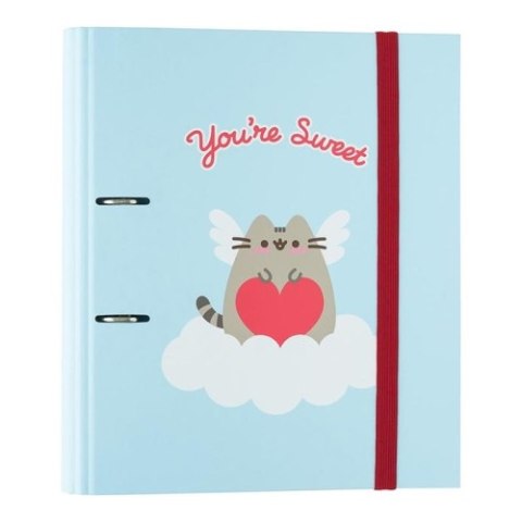 Pusheen - Segregator A4 z kolekcji Purrfect Love (2 ringi, gumka) Pusheen - Segregator A4 z kolekcji Purrfect Love (2 ringi, gumka)