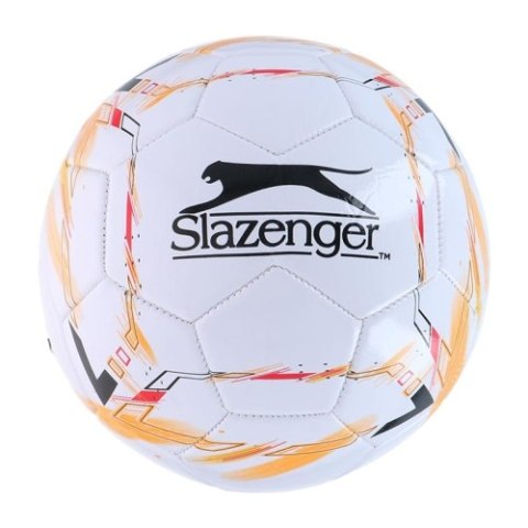Slazenger - Piłka do piłki nożnej r. 5 (biały / pomarańczowy) Slazenger - Piłka do piłki nożnej r. 5 (biały / pomarańczowy)