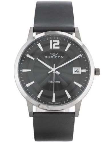 ZEGAREK MĘSKI RUBICON RNCE21 - TYTANOWY (zr103c) ZEGAREK MĘSKI RUBICON RNCE21 - TYTANOWY (zr103c)