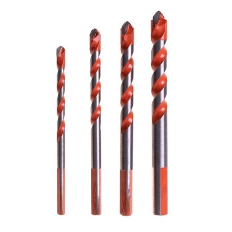 Zestaw wierteł uniwersalnych 4 szt. 6 - 12 mm Zestaw wierteł uniwersalnych 4 szt. 6 - 12 mm