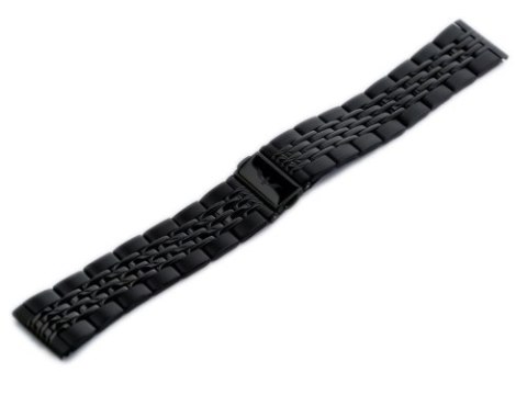 Bransoleta Bisset (bb017c) - czarna 20mm Bransoleta Bisset (bb017c) - czarna 20mm