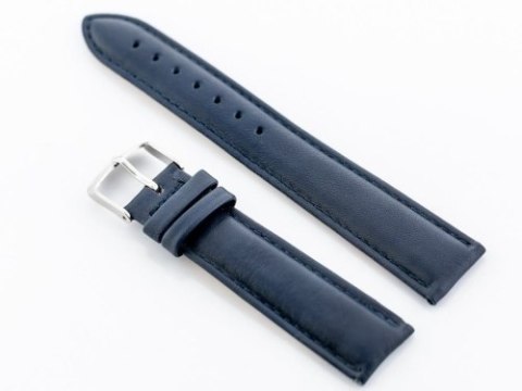Pasek skórzany do zegarka W83L - granatowy - 24mm Pasek skórzany do zegarka W83L - granatowy - 24mm